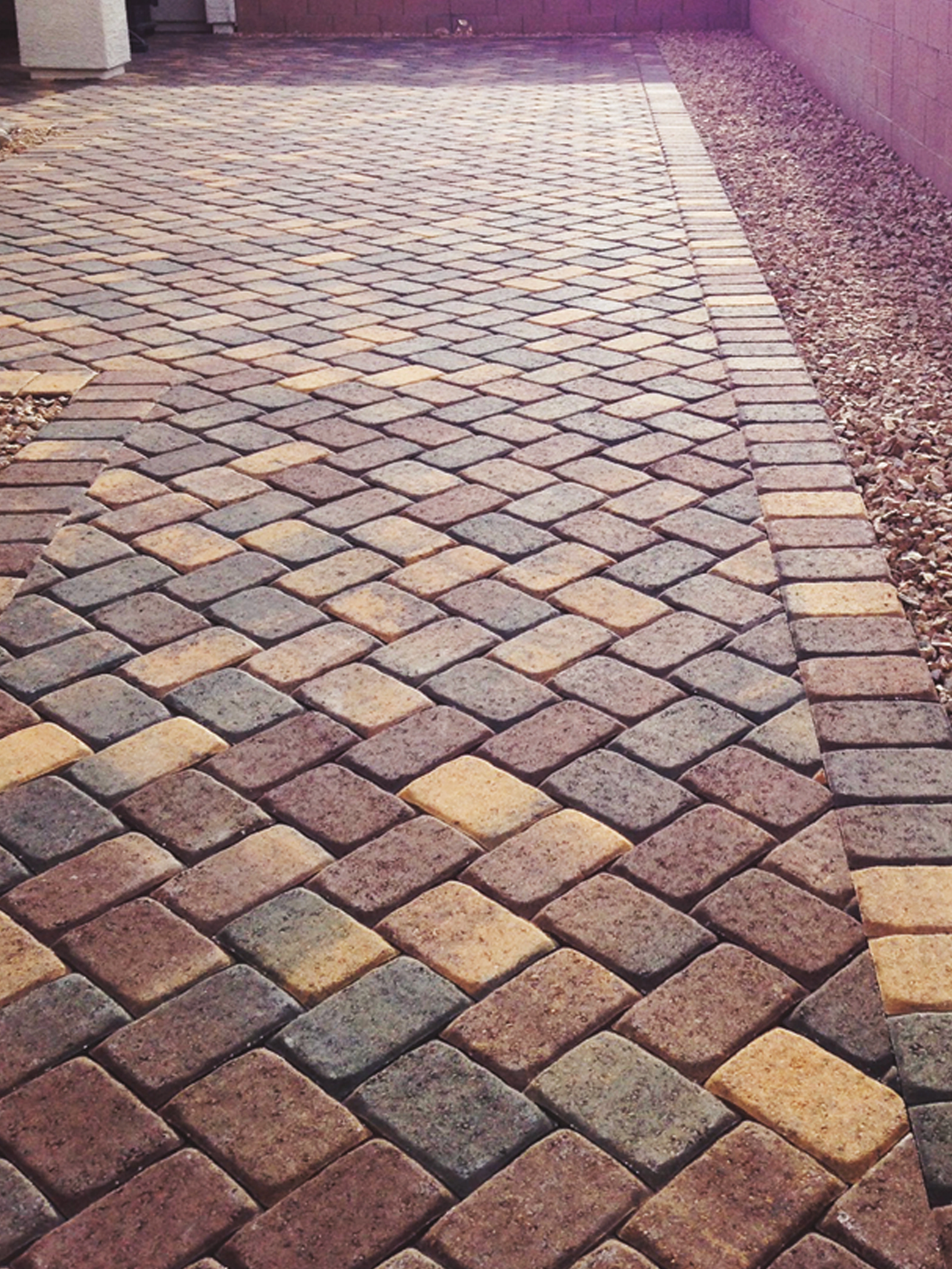 Paver patio in Las Vegas designed for outdoor entertaining