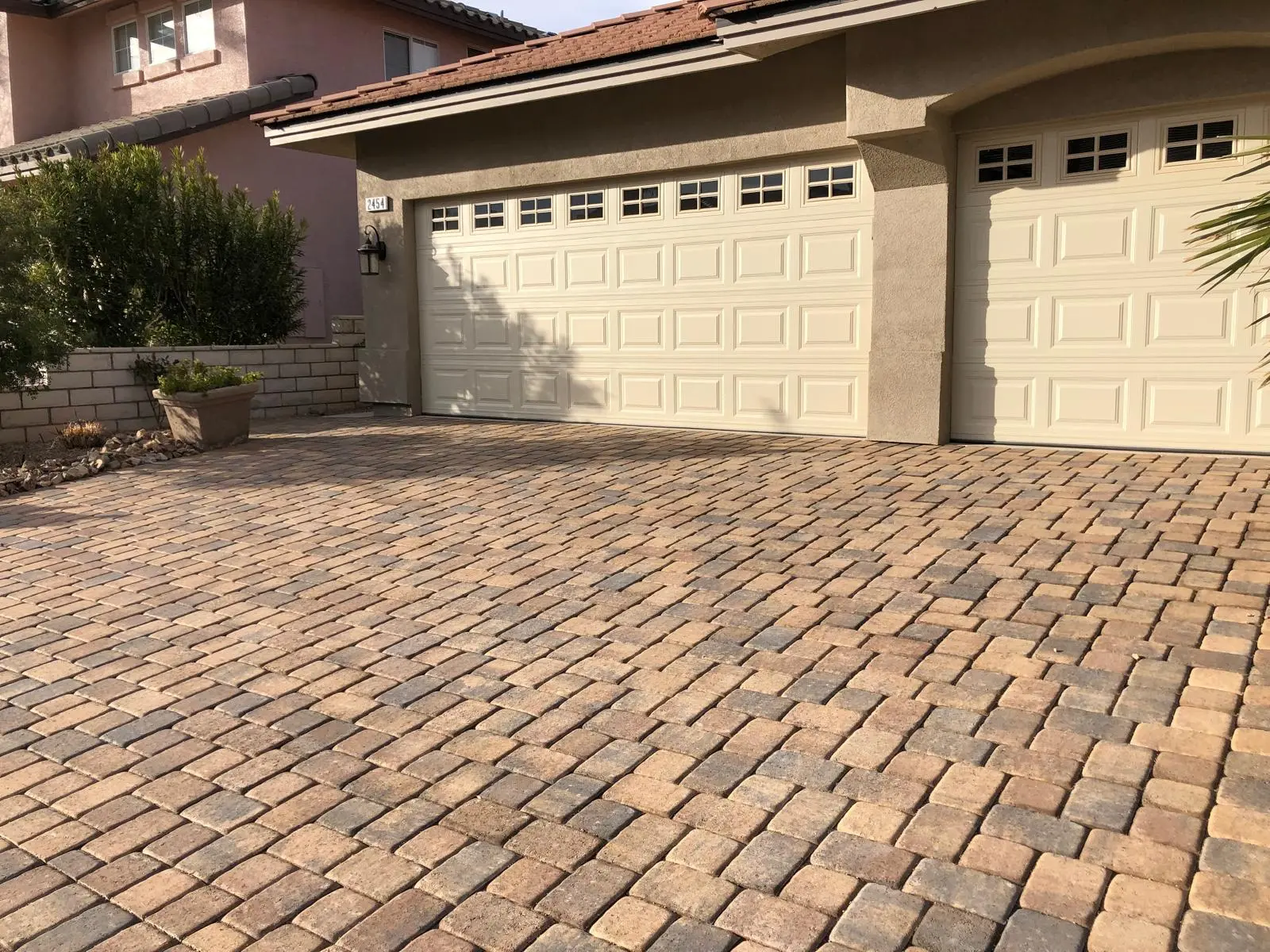 Paver driveway